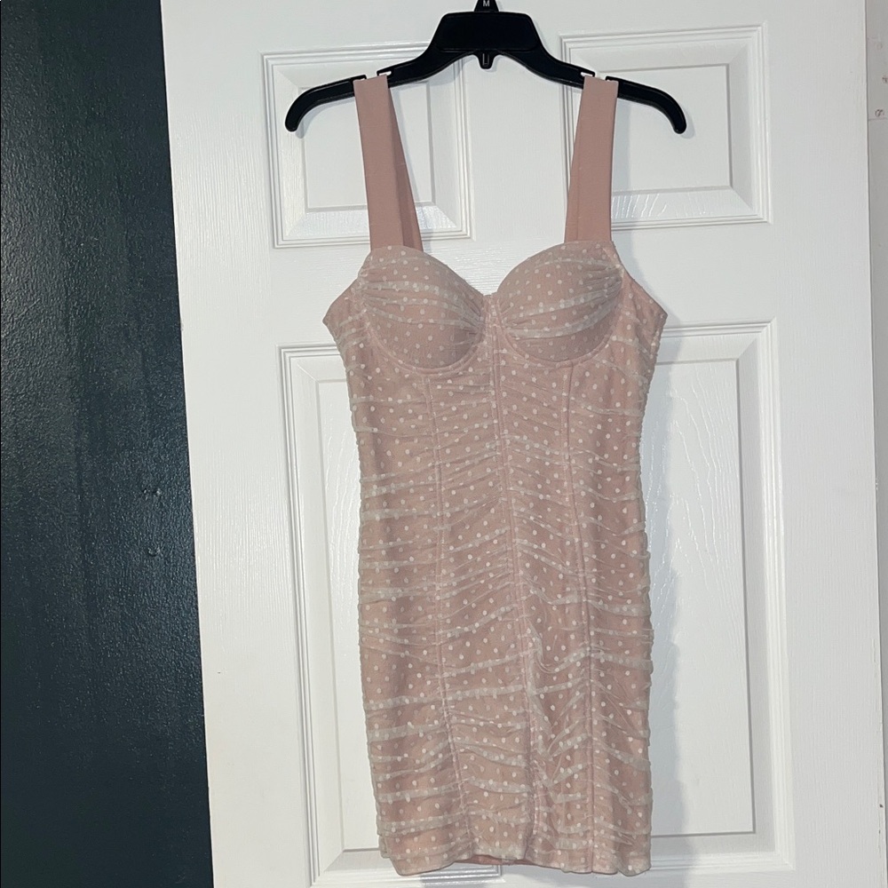 Pink Polka Dot Dress